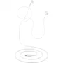 NGS Auriculares Intrauditivos Cross Glide con Micrófono USB Tipo-C, Blancos